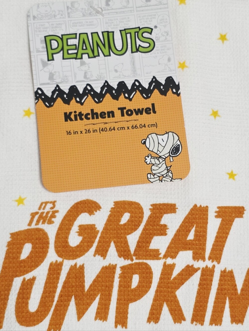 Peanuts Snoopy Great Pumpkin 40 oz Tumbler Cup Handle Straw Topper Towel Magnet - Picture 11 of 16
